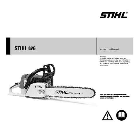 026 stihl chainsaw manual pdf manual
